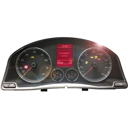 Volkswagen Jetta 2006-2009 Instrument Cluster Red MFD LCD Display and Backlight Repair